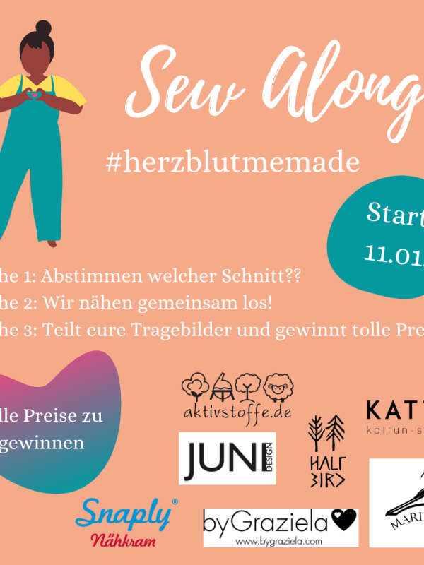 SEW ALONG #herzblutmemade&nbsp;Challange