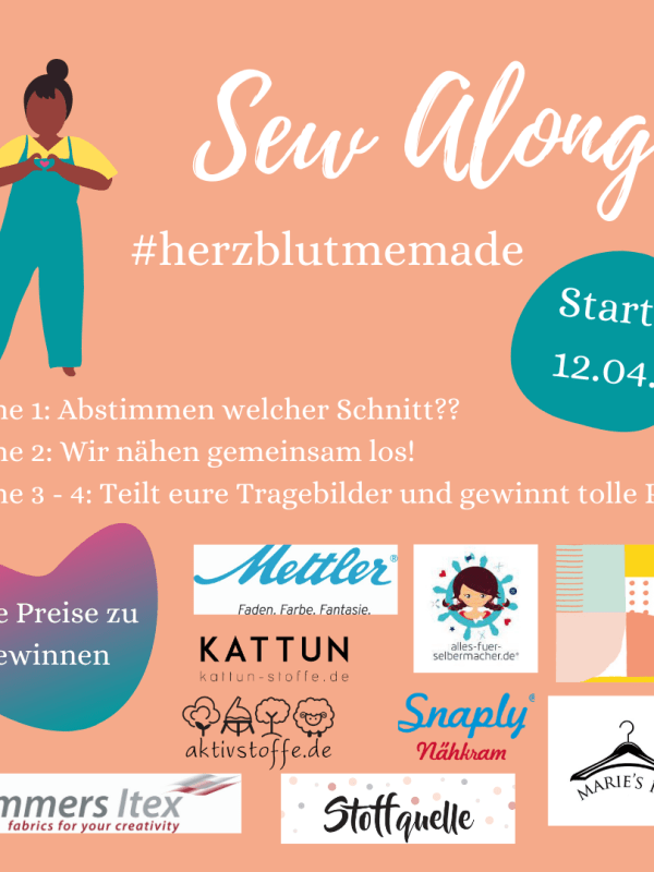 SEW ALONG 2.0 #herzblutmemade&nbsp;Challange