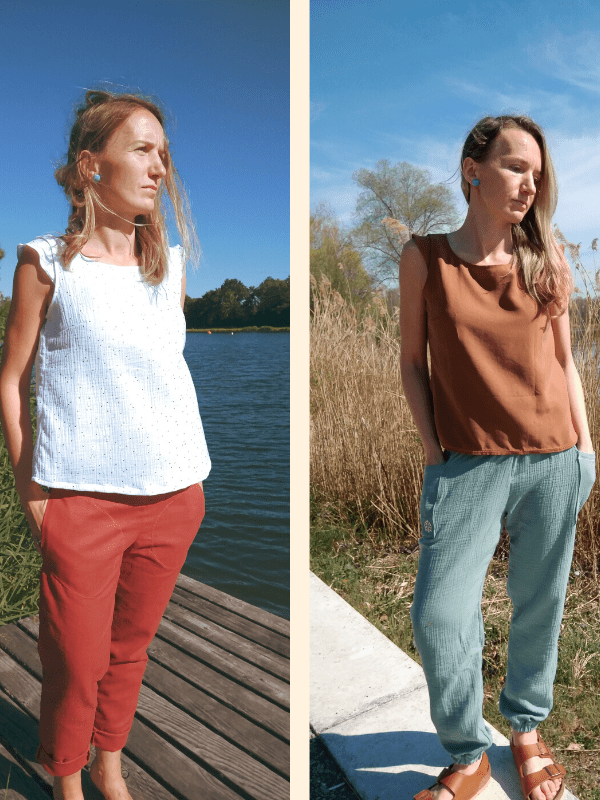 Schnittmuster bequeme Schlupfhose mit&nbsp;Gummizug